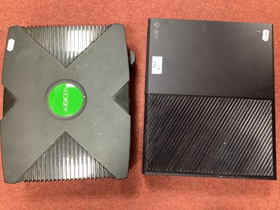 Lot 715 - Microsoft XBOX One and Original XBOX Gaming...