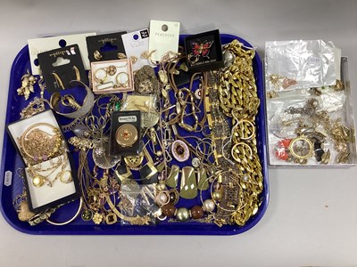 Lot 147 - A Collection of Gilt Coloured Jewellery,...