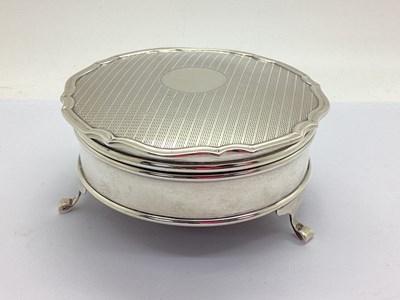 Lot 12 - A Hallmarked Silver Trinket Box, Birmingham...