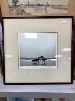 Lot 1451 - Geoffrey S Garnier, Newlyn School, signed...