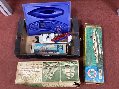 Lot 523 - A Collection of Model Boats and Kit by Scalex,...