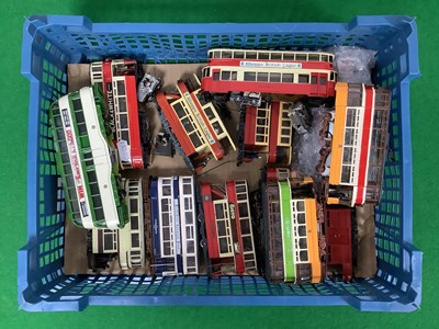 Lot 757 - Thirteen OO Gauge/4mm Kit Built Trams, diecast...