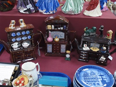 Lot 1241 - Swineside, Tea - Pottery, three novelty...