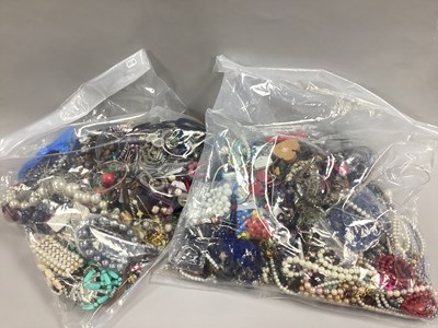 Lot 348 - A Mixed Lot of Assorted Costume Jewellery:-...