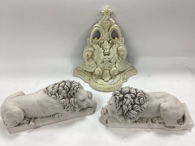 Lot 1421 - A Pair of Reconstituted "Canova's Crouching...