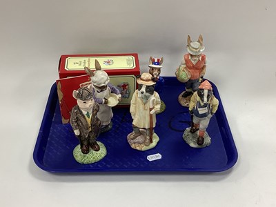 Lot 1233 - Beswick Figurines, Gentleman Pig, Mrs Rabbit...