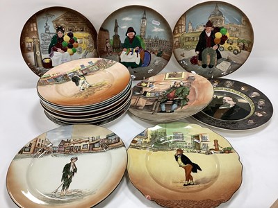 Lot 1156 - Three Royal Doulton 'Balloon' Character Plates,...