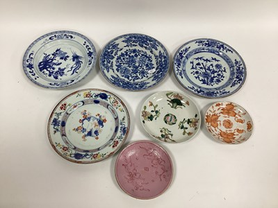 Lot 1151 - Four XIX Century Chinese Porcelain Plates,...