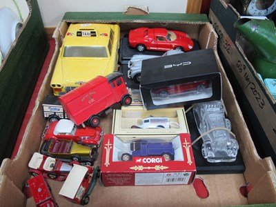 Lot 1014 - Toy Cars, to include Lledo, Corgi, Burago,...