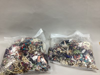 Lot 355 - A Mixed Lot of Assorted Costume Jewellery:-...