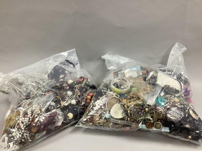 Lot 341 - A Mixed Lot of Assorted Costume Jewellery:-...