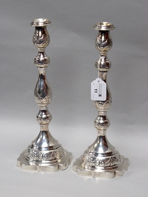 Lot 11 - A Pair of Hallmarked Silver Highly Decorative...