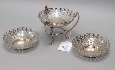 Lot 52 - An Edwardian Hallmarked Bon Bon Dish, of...