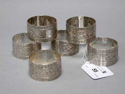 Lot 55 - Charles Horner; A Set of Six Hallmarked Silver...