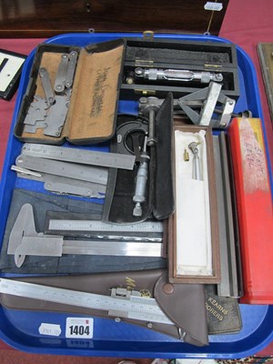 Lot 1404 - Micropol & Mitutoyo Micrometers, Rabone and...