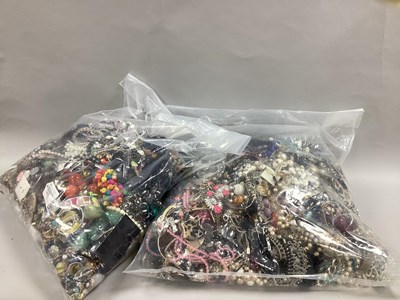 Lot 344 - A Mixed Lot of Assorted Costume Jewellery:-...