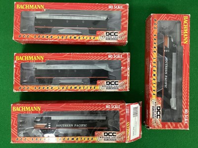 Lot 729 - Four Bachmann HO Gauge U.S.A Outline Diesel...