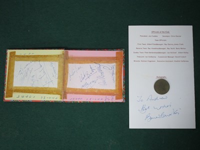 Lot 594 - Autographs - Leeds United 1967 including...