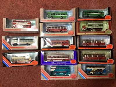 Lot 468 - Thirteen EFE Buses, all boxed.