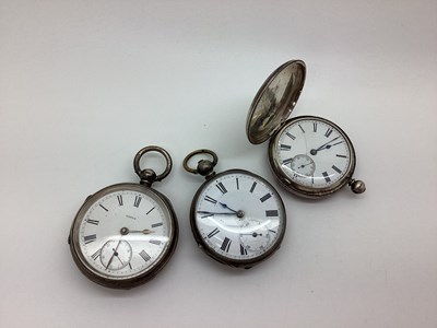 Lot 428 - A Hallmarked Silver Cased Openface Pocketwatch,...