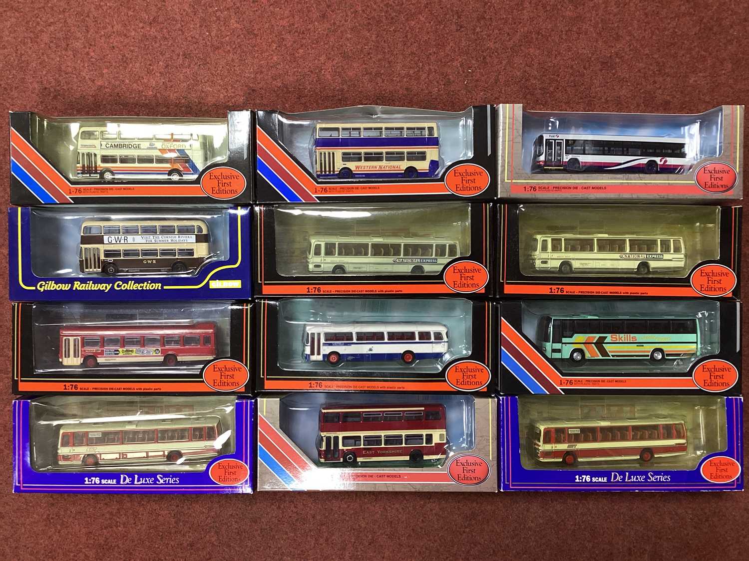 Lot 478 - Twelve EFE Model Buses, all boxed.