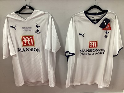 Lot 404 - Tottenham Hotspur Puma Home Shirts with...