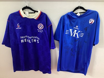 Lot 403 - Chesterfield Respect Home Shirt with 'VK' Logo,...