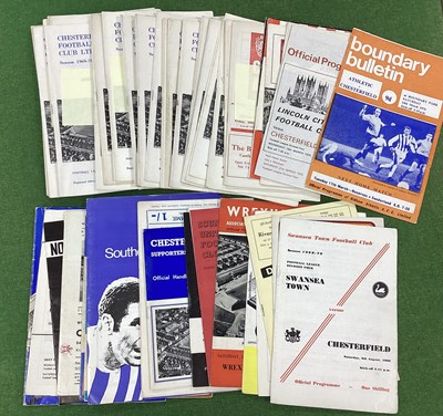 Lot 918 - Chesterfield 1969-70 Programmes, thirty-six...