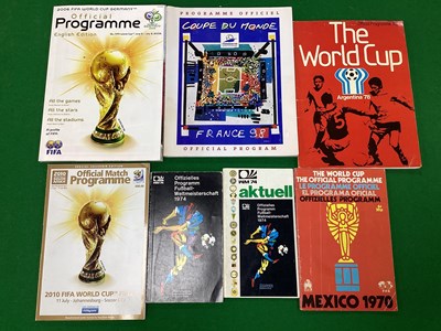 Lot 791 - World Cup 1974 Tournament Programmes, last...