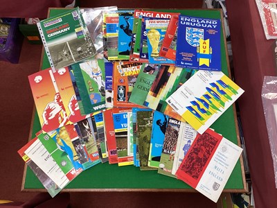 Lot 790 - England Programmes 1971 Away at Malta. 2001 at...