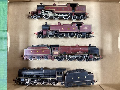 Lot 499 - Four OO Gauge Steam Outline Locomotives,...