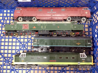 Lot 502 - Four OO Gauge Diesel Outline Locomotives,...