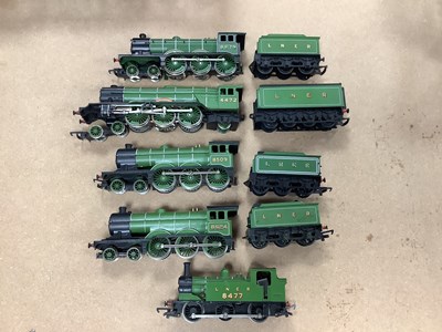 Lot 540 - Five OO Gauge Hornby LNER Locomotives...