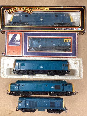 Lot 506 - Five OO Gauge British Outline Diesel...