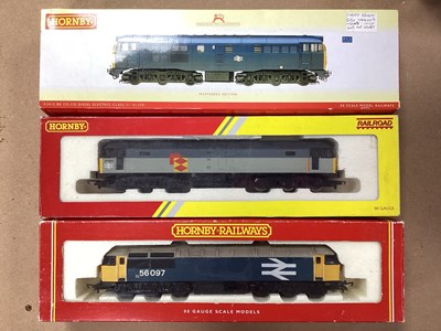 Lot 508 - Three Hornby OO Gauge British Diesel Outline...