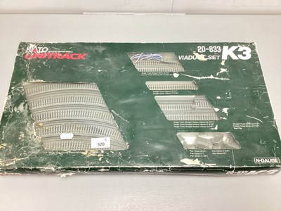 Lot 520 - Kato N Gauge Track Pack K3, unchecked, in poor...