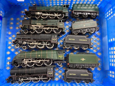 Lot 521 - Five OO Gauge British Steam Outline...