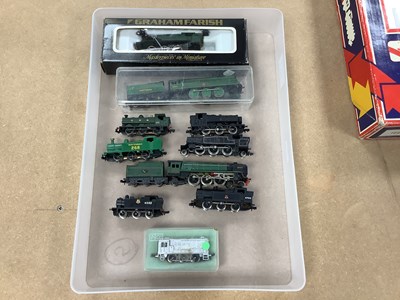 Lot 551 - Ten N Gauge British Outline Locomotives mostly...