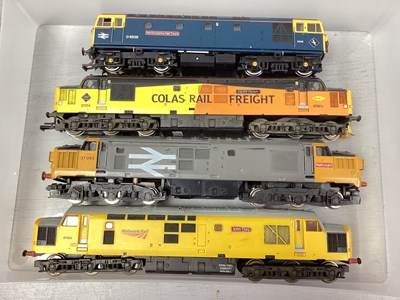 Lot 531 - Four OO Scale Hornby Diesel Locomotives,...