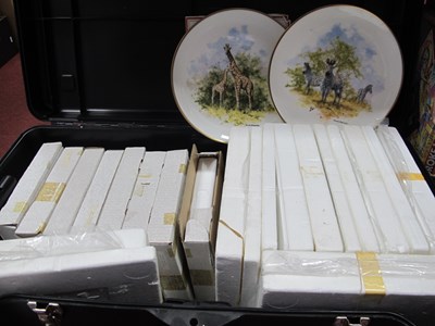 Lot 1136 - David Shepherd Collectors Plates, by Wedgwood...