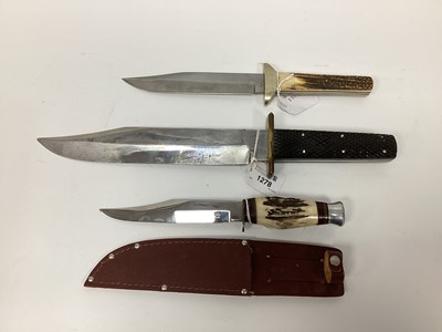 Lot 1278 - J Nowill & Sons, Sheffield Bowie Knife, in a...