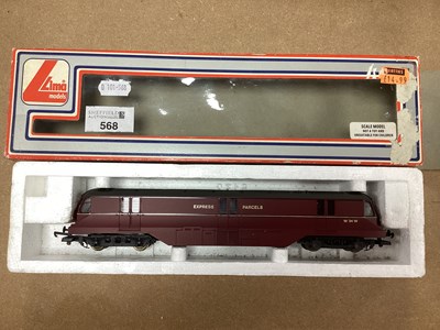 Lot 568 - Lima OO Gauge ex-GWR Parcels Railcar in BR...