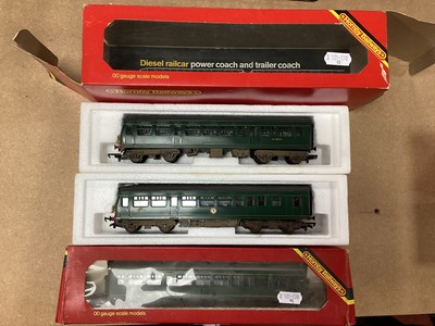 Lot 570 - Hornby OO Gauge DMU Two Car Railcar with...