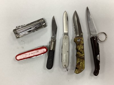 Lot 1293 - Barlow Stag Ireland Two Blade Knife, multi...