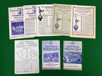 Lot 832 - Tottenham Hotspur Programmes, 1943-4 v....