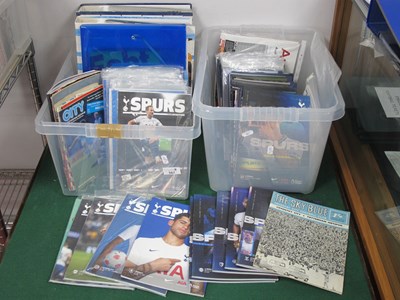 Lot 567 - Seven Tottenham Hotspur Programmes, 2000's...