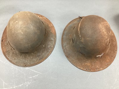 Lot 561 - WWII Home Front Zuckerman Steel Helmets, with...