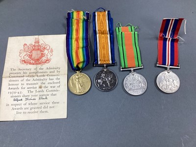 Lot 686 - WWI York and Lancaster Regiment Duo of Medals,...