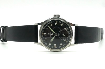 Lot 618 - WWII British Army Dirty Dozen Omega Wristwatch,...