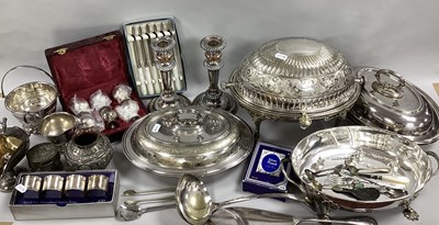 Lot 339 - A Collection of Assorted Plated Ware,...